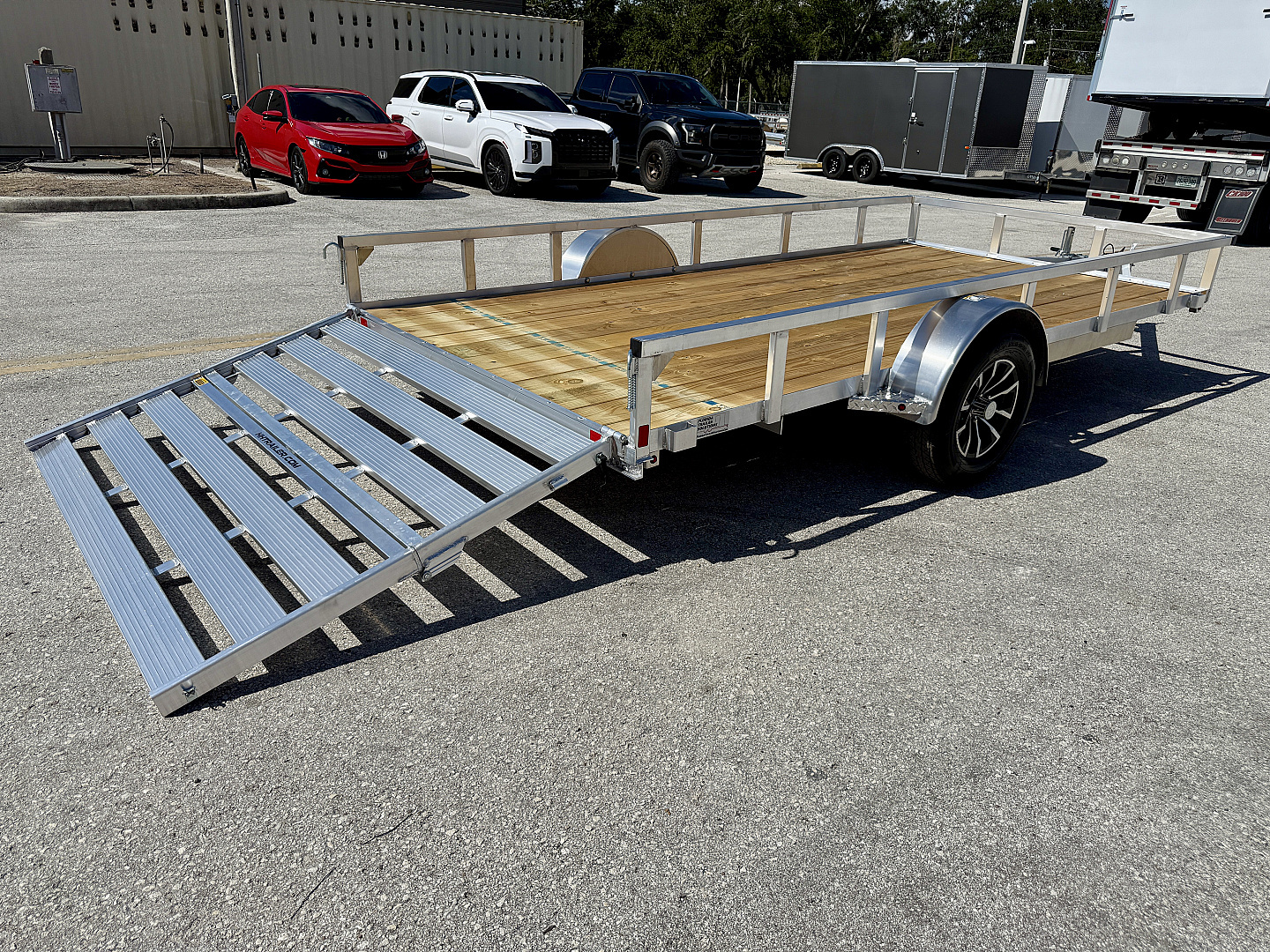 New 2026 H&H Trailers 82 X 14 Aluminum 3K Utility Trailer