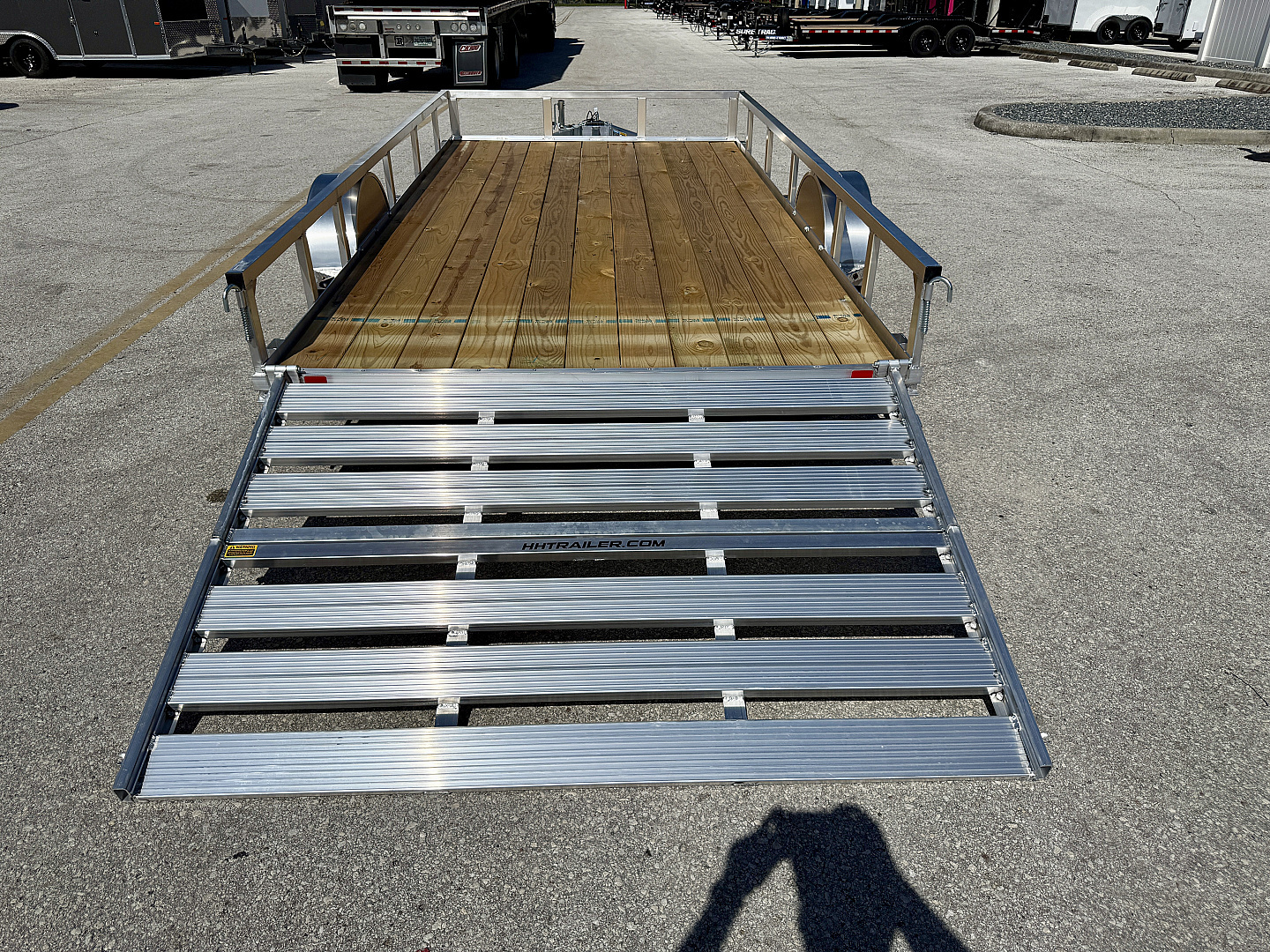 New 2026 H&H Trailers 82 X 14 Aluminum 3K Utility Trailer