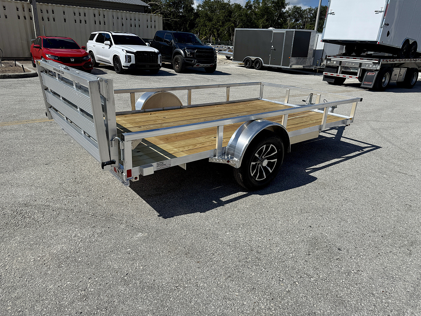 New 2026 H&H Trailers 76 x 12 Aluminum 3K Utility Trailer