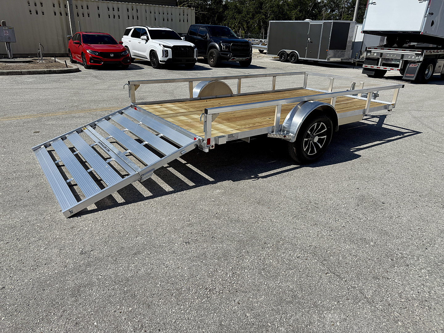 New 2026 H&H Trailers 76 X 12 Aluminum 3K Utility Trailer