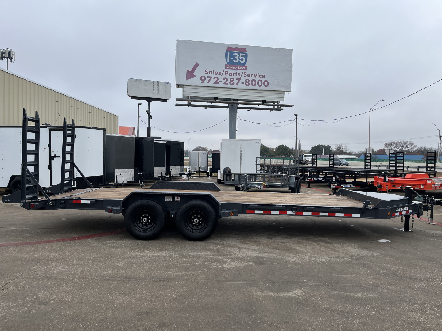 New 2026 Iron Bull 83”x22’ EWB Equipment Trailer