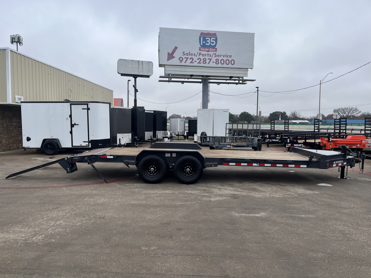 New 2026 Iron Bull 83”x22’ EWB Equipment Trailer