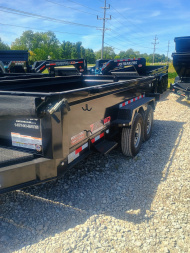 New 2025 Watchdog Trailers PD-14TA7 Dump Trailer 83X14 TA (GVW:14000) BLACK