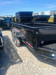 New 2025 Watchdog Trailers PD-14TA7 Dump Trailer 83X14 TA (GVW:14000) BLACK