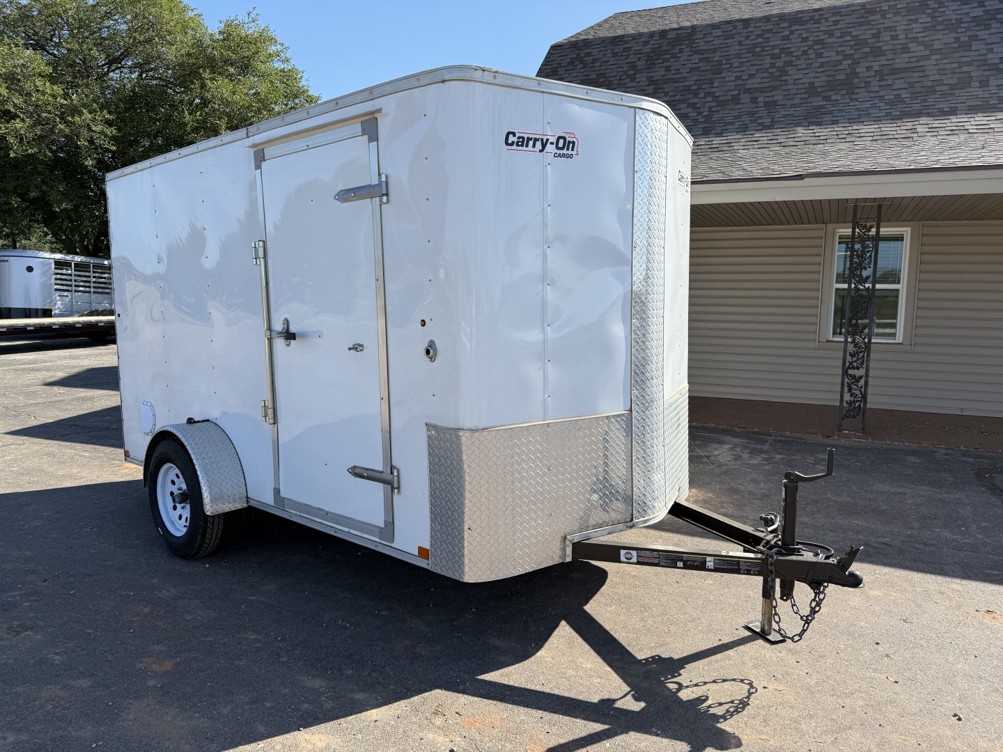Used 2023 Carry-On 6'x12' Enclosed Trailer