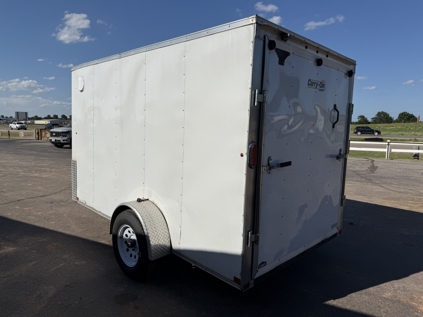 Used 2023 Carry-On 6'x12' Enclosed Trailer