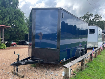 New Hook and Line 7X14 Tandem Axle Cargo / Enclosed Trailer