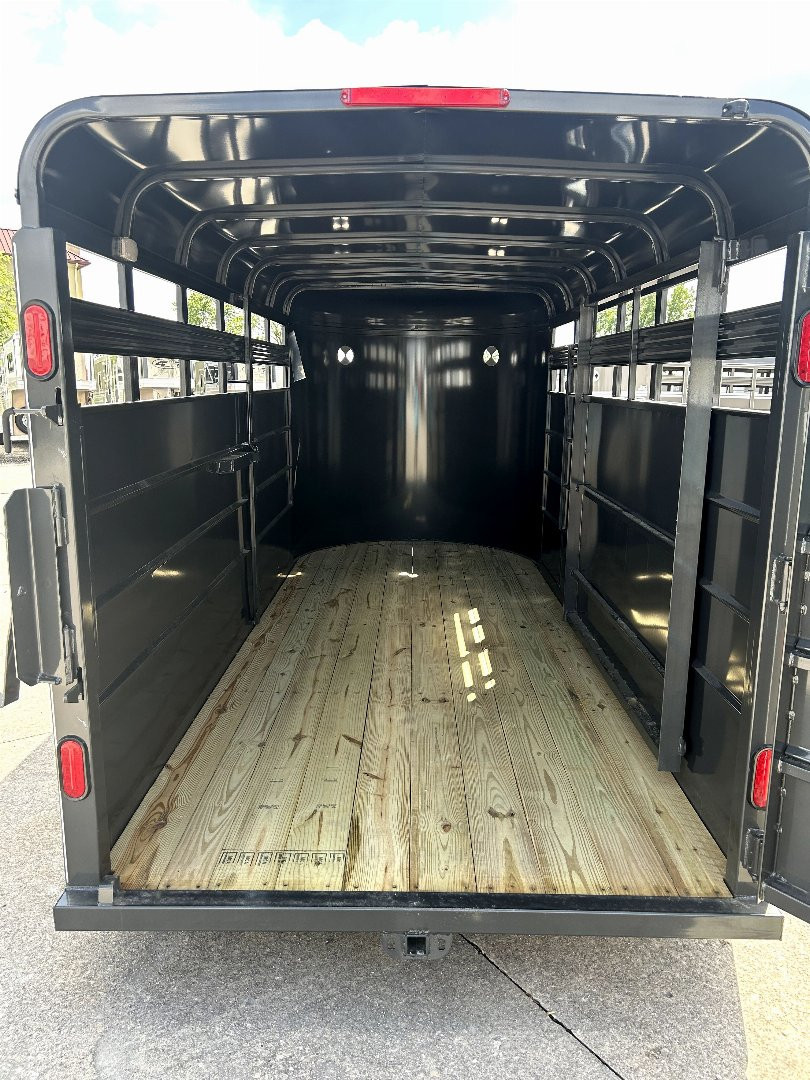 New 2025 CORNPRO SB16 6s Bumper Pull Stock Trailer