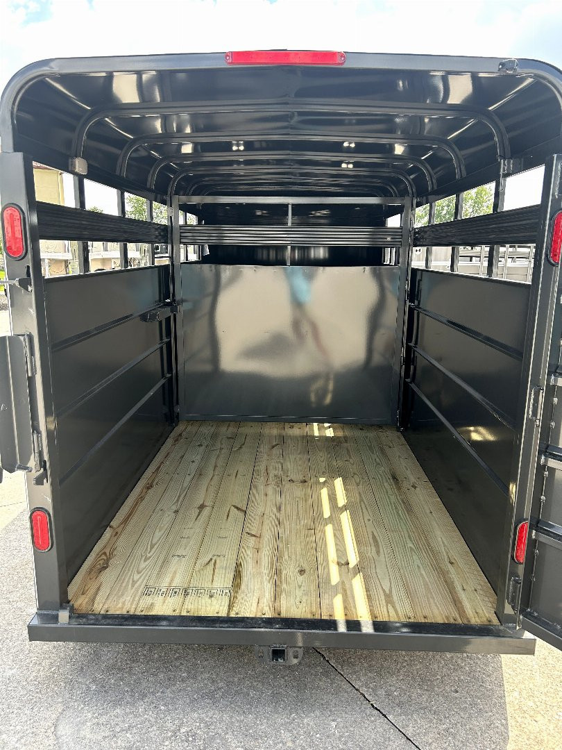 New 2025 CORNPRO SB16 6s Bumper Pull Stock Trailer