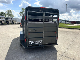 New 2025 CORNPRO SB16 6s Bumper Pull Stock Trailer