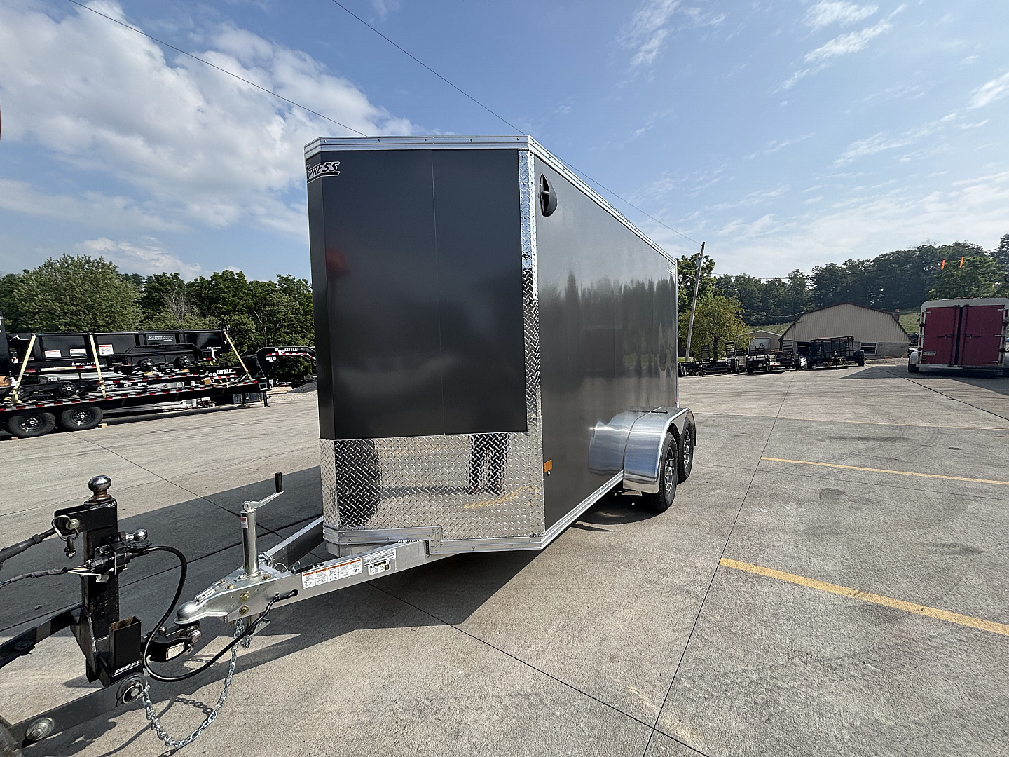 New 2026 High Country Xpress Trailers 6x12 Enclosed Trailer (V-Nose) - w/ Ramp - 7000# GVWR