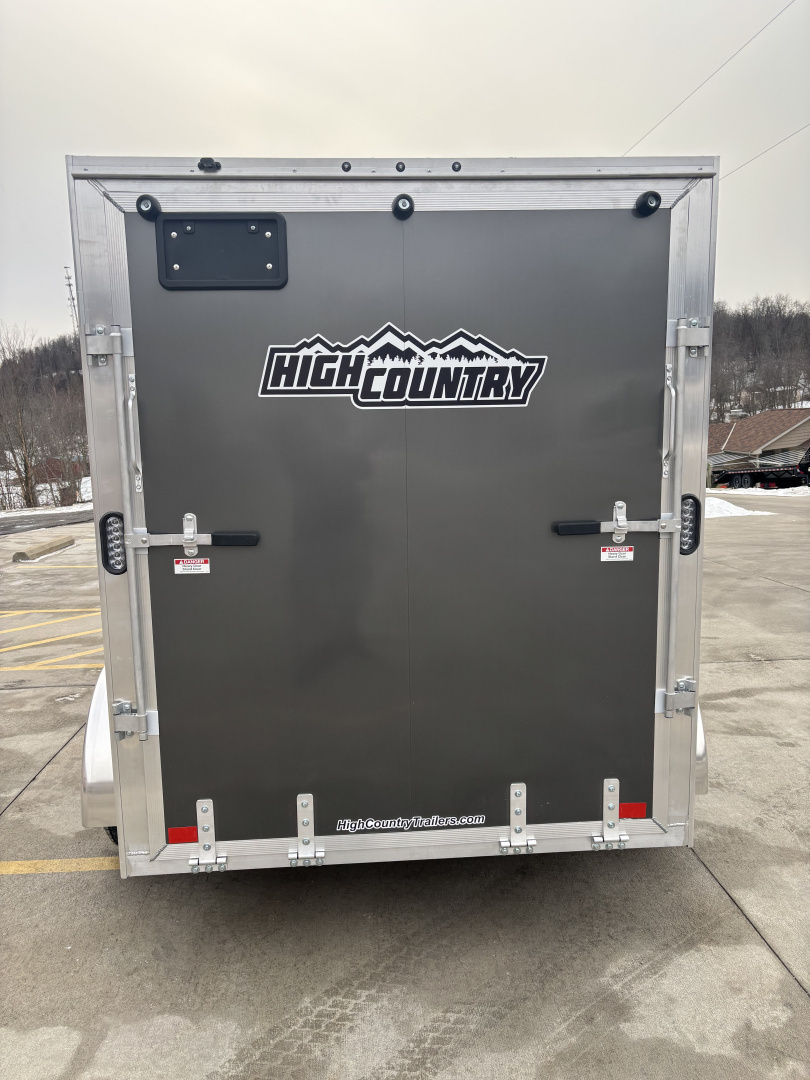 New 2026 (ALL ALUMINUM) High Country Trailers 6x12 Xpress Enclosed Trailer (V-Nose) - w/ Ramp - 7000# GVWR