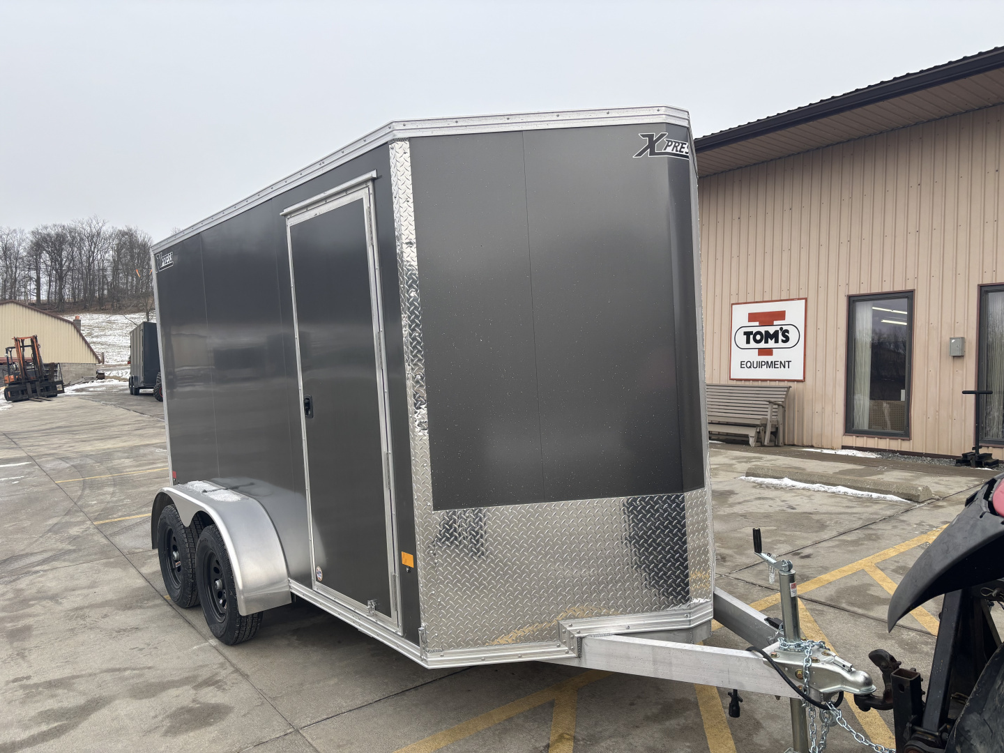 New 2026 (ALL ALUMINUM) High Country Trailers 6x12 Xpress Enclosed Trailer (V-Nose) - w/ Ramp - 7000# GVWR