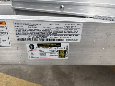 New 2026 (ALL ALUMINUM) High Country Trailers 6x12 Xpress Enclosed Trailer (V-Nose) - w/ Ramp - 7000# GVWR