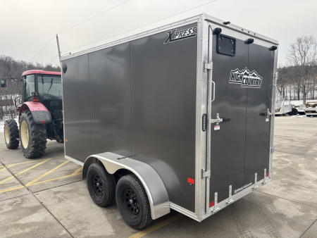 New 2026 (ALL ALUMINUM) High Country Trailers 6x12 Xpress Enclosed Trailer (V-Nose) - w/ Ramp - 7000# GVWR