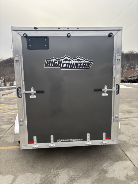 New 2026 (ALL ALUMINUM) High Country Trailers 6x12 Xpress Enclosed Trailer (V-Nose) - w/ Ramp - 7000# GVWR