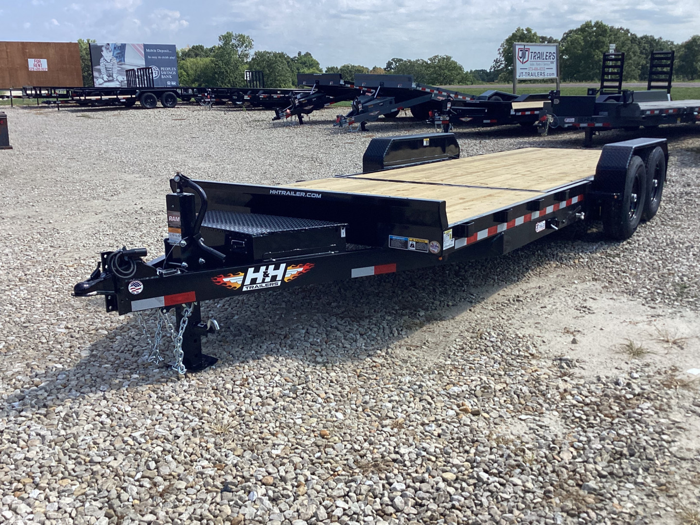New 2026 H&H 82x16+6 Bumper Pull Gravity Tilt Trailer, 14k