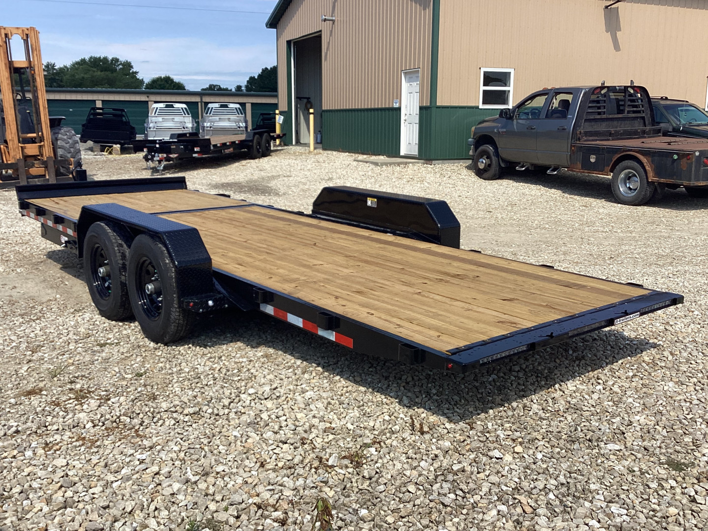 New 2026 H&H 82x16+6 Bumper Pull Gravity Tilt Trailer, 14k