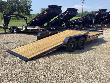 New 2026 H&H 82x16+6 Bumper Pull Gravity Tilt Trailer, 14k