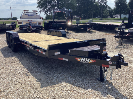 New 2026 H&H 82x16+6 Bumper Pull Gravity Tilt Trailer, 14k