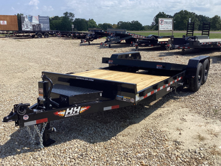 New 2026 H&H 82x16+6 Bumper Pull Gravity Tilt Trailer, 14k