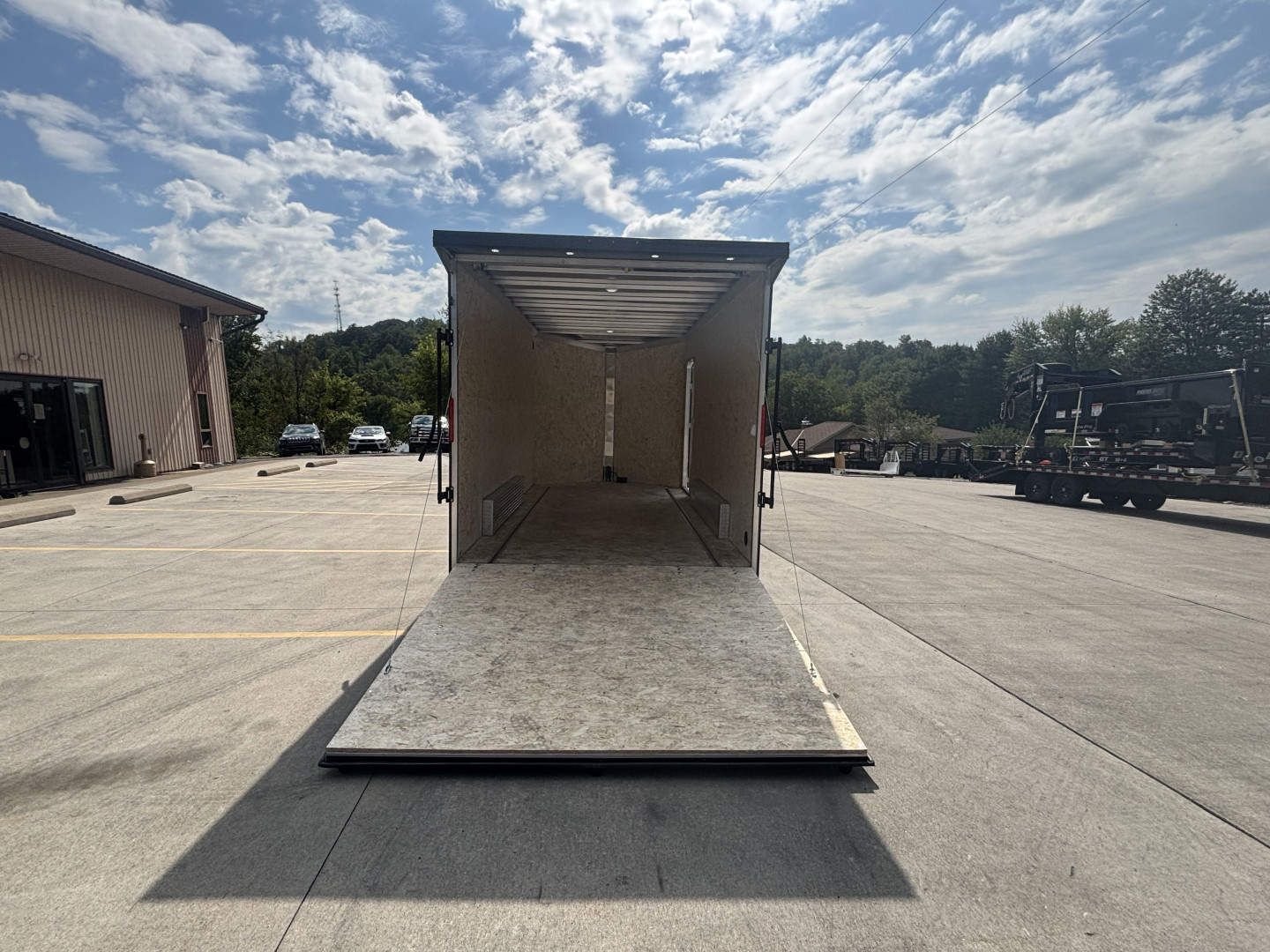 New 2026 Xpress High Country Trailers 7.5x16 Enclosed SXS / UTV Trailer - (V-Nose) - Black Out Package - Spread Axles - w/ Ramp - 7000# GVWR