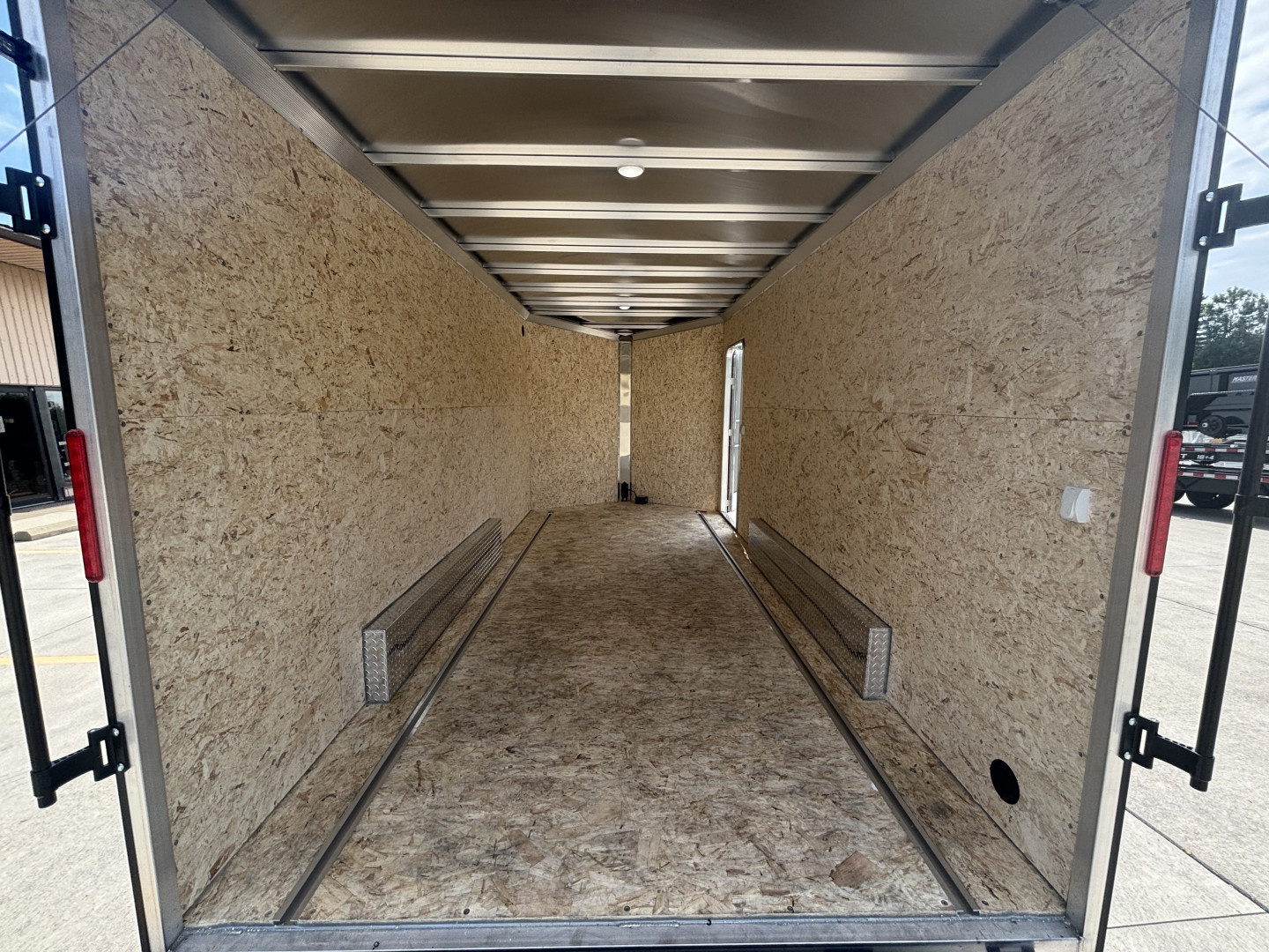 New 2026 Xpress High Country Trailers 7.5x16 Enclosed SXS / UTV Trailer - (V-Nose) - Black Out Package - Spread Axles - w/ Ramp - 7000# GVWR