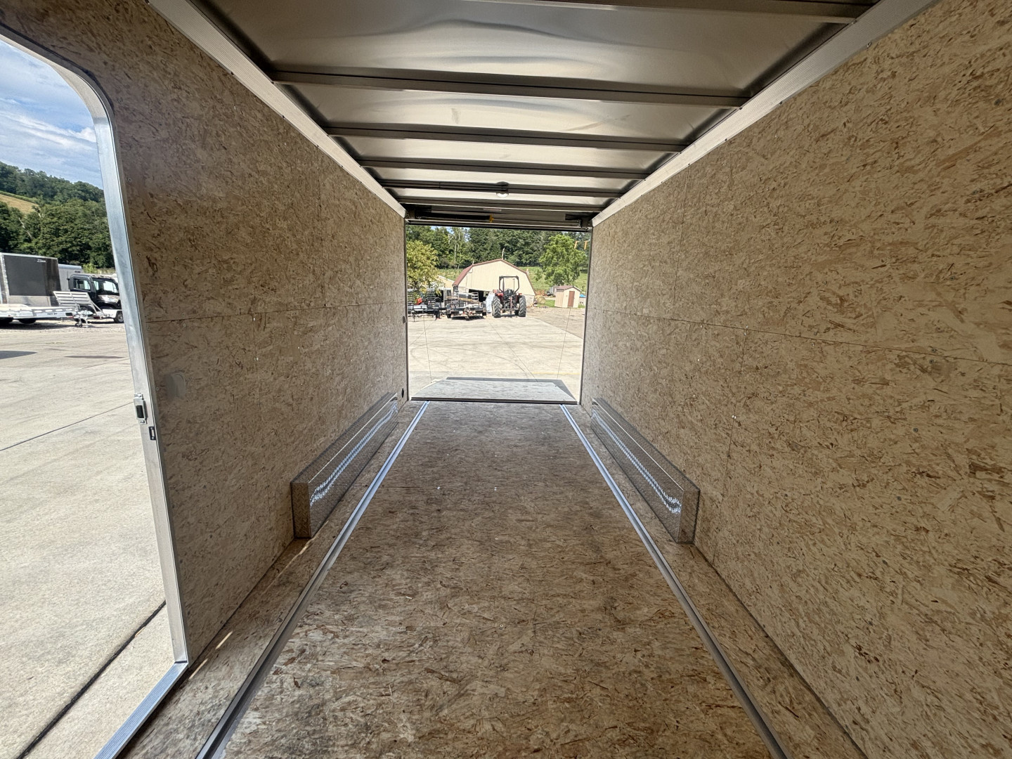 New 2026 Xpress High Country Trailers 7.5x16 Enclosed SXS / UTV Trailer - (V-Nose) - Black Out Package - Spread Axles - w/ Ramp - 7000# GVWR