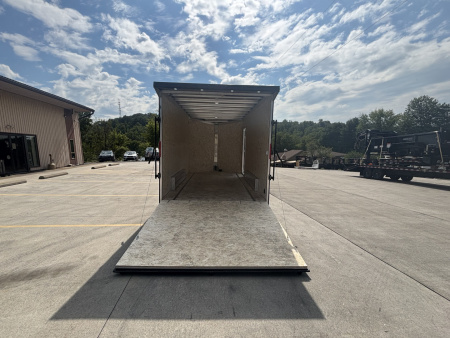 New 2026 Xpress High Country Trailers 7.5x16 Enclosed SXS / UTV Trailer - (V-Nose) - Black Out Package - Spread Axles - w/ Ramp - 7000# GVWR