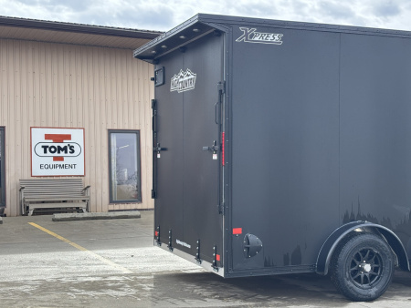 New 2026 (ALL ALUMINUM) Xpress High Country Trailers 7.5x16 Enclosed SXS / UTV Trailer - (V-Nose) - Black Out Package - Spread Axles - w/ Ramp - 7000# GVWR
