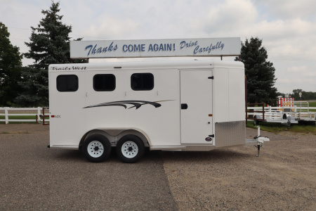 New 2026 Trails West 3 Horse Adventure MX BP Horse Trailer