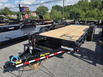 New 7 x 20 Big Tex 14FT Tilt Bed Equipment Trailer, 14k GVWR