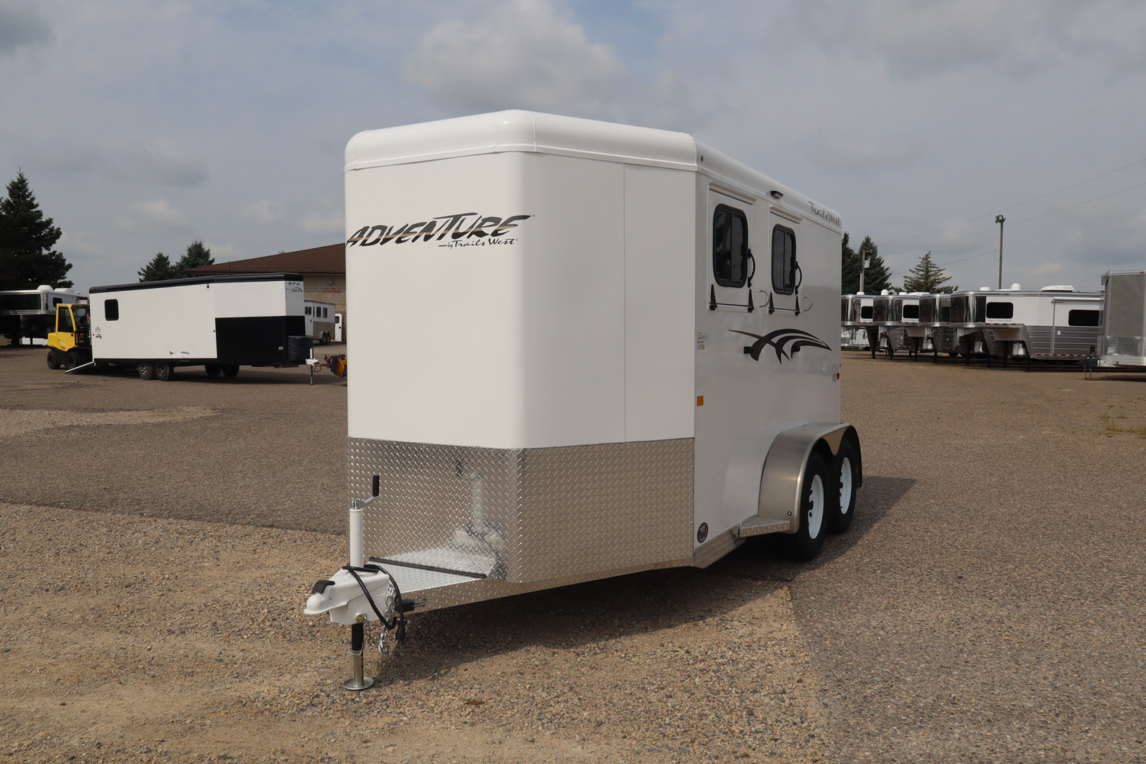 New 2026 Trails West 2 Horse BP Horse Trailer