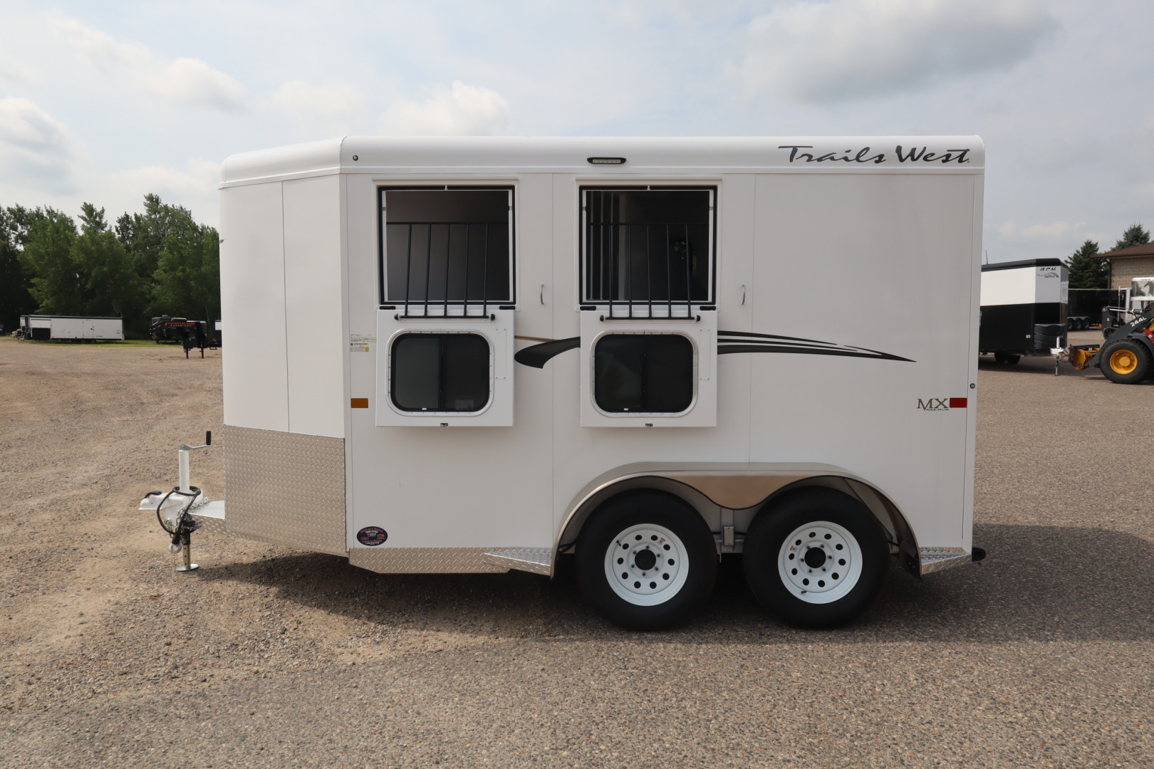 New 2026 Trails West 2 Horse BP Horse Trailer