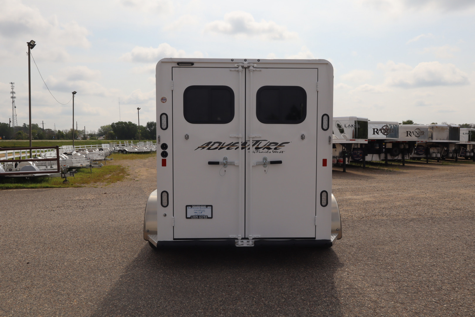 New 2026 Trails West 2 Horse BP Horse Trailer