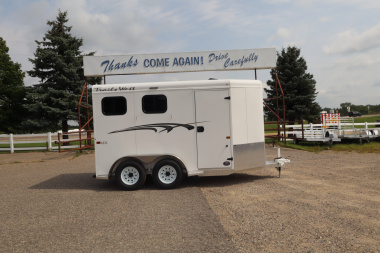 New 2026 Trails West 2 Horse BP Horse Trailer