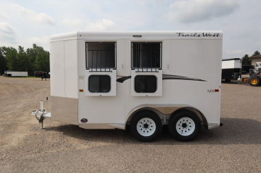 New 2026 Trails West 2 Horse BP Horse Trailer