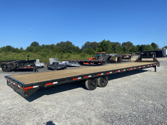 New 2026 MAXXD 102"X40' 17.5K Gooseneck Flatbed Trailer