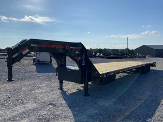 New 2026 MAXXD 102 X40' 30K Gooseneck Flatbed Trailer *ENGINEERED FRAME*