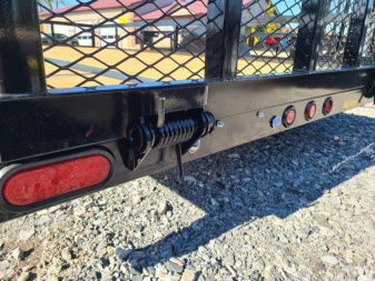 New 6.5 x 12 Big Tex 35SA Single Axle Utility Trailer, 3K GVWR ***Spring Assist Gate, Spare Mount