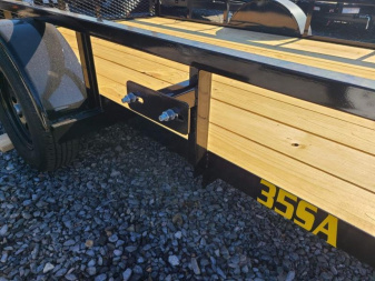 New 6.5 x 12 Big Tex 35SA Single Axle Utility Trailer, 3K GVWR ***Spring Assist Gate, Spare Mount