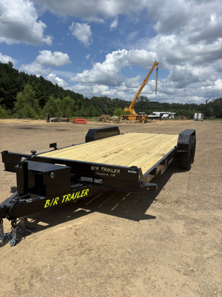 New 2025 B/R Trailers 82”x20’ 10k Carhauler Car Hauler