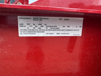 New 2026 Diamond T 8.5-24 Deckover TILT Equipment Hauler 15K GVWR