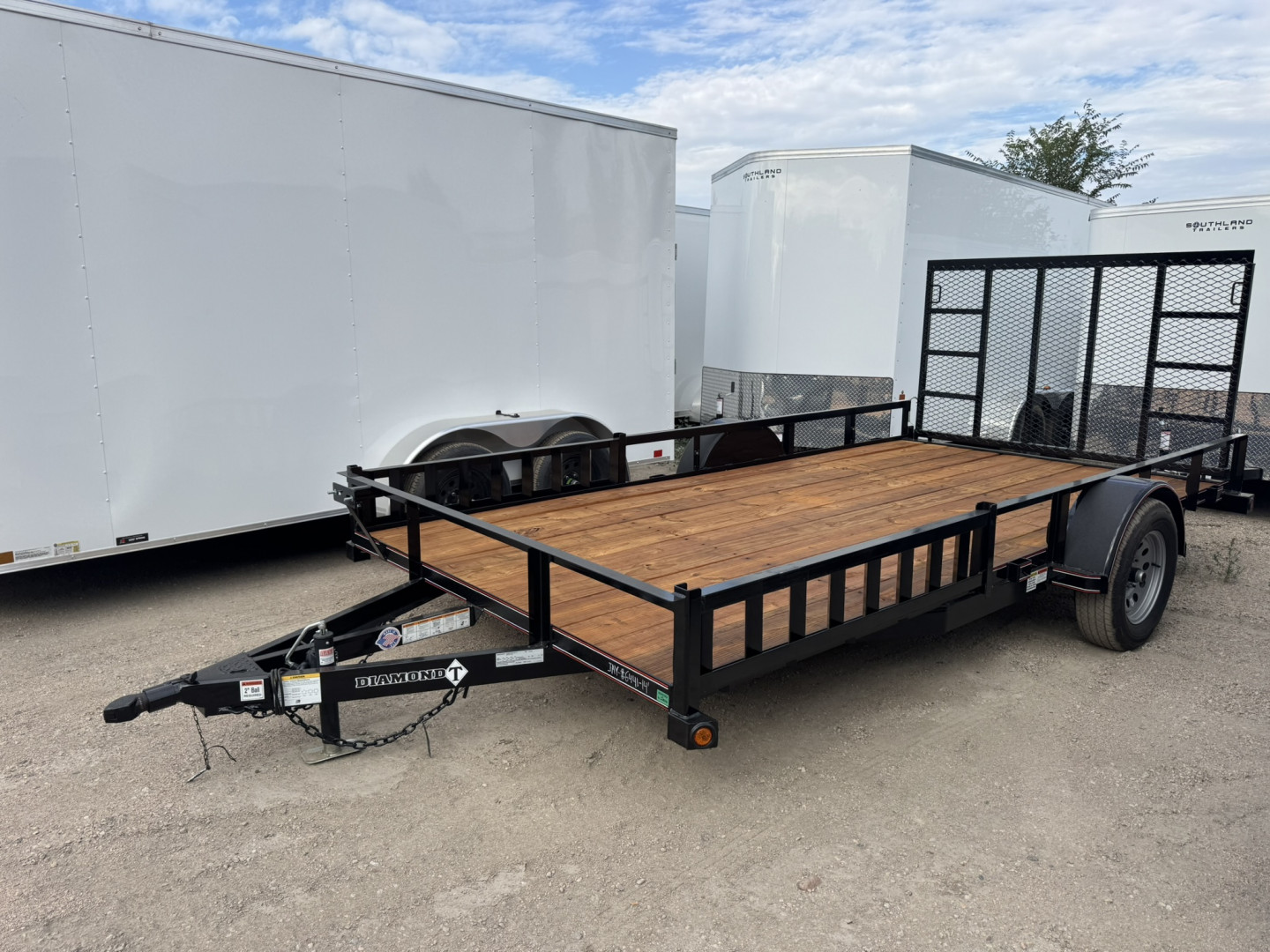 New 2026 Diamond T 7-14 Ramp Gate Utility W/ ATV Ramps 3K GVWR