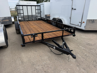 New 2026 Diamond T 7-14 Ramp Gate Utility W/ ATV Ramps 3K GVWR