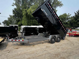 New 2026 BWISE 16' Ultiamte Dump Trailer