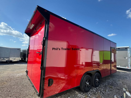 New 8.5X20 BLACKOUT PACKAGE ALUMINUM WHEELS Cargo / Enclosed Trailer