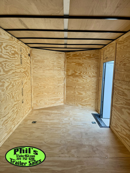 New 8.5X20 BLACKOUT PACKAGE ALUMINUM WHEELS Cargo / Enclosed Trailer