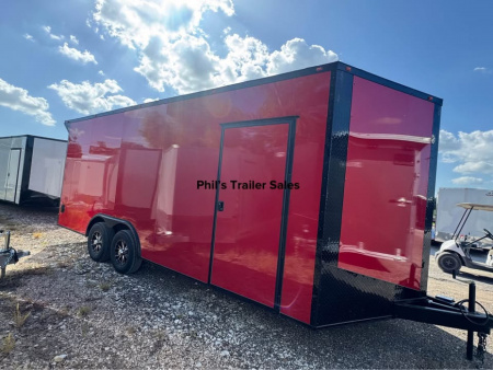 New 8.5X20 BLACKOUT PACKAGE ALUMINUM WHEELS Cargo / Enclosed Trailer