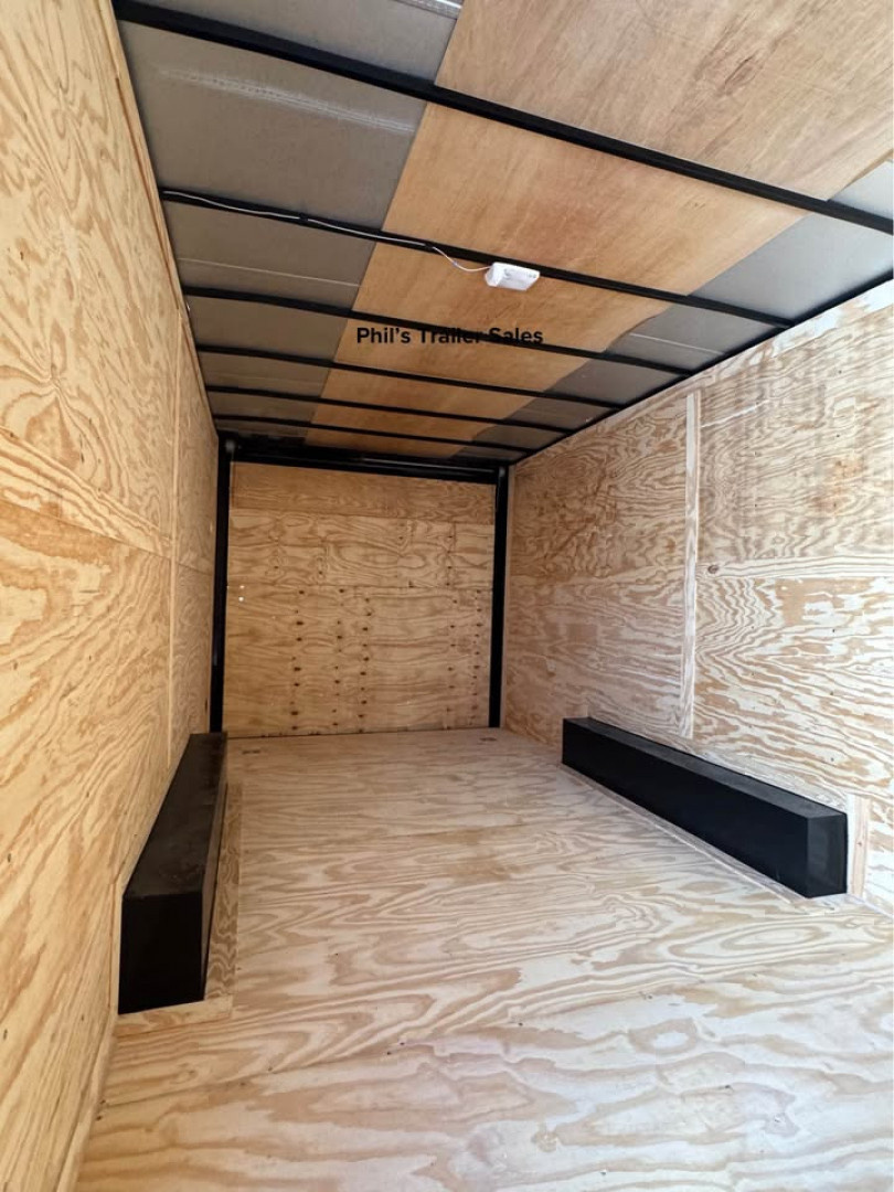 New 8.5X24 BLACKOUT PACKAGE ALUMINUM WHEELS Cargo / EnCLOSED TRAILER CAR HAULER